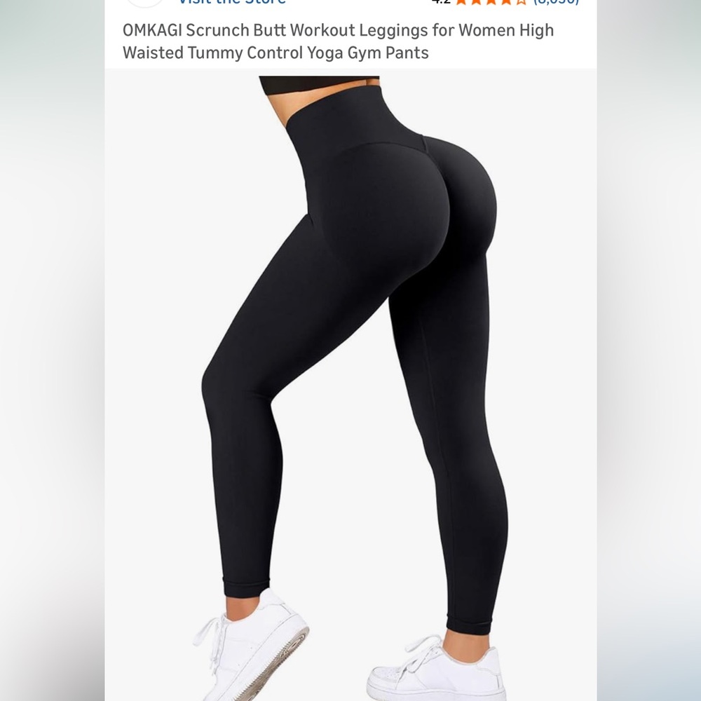 NWT Women's Black Workout Leggings